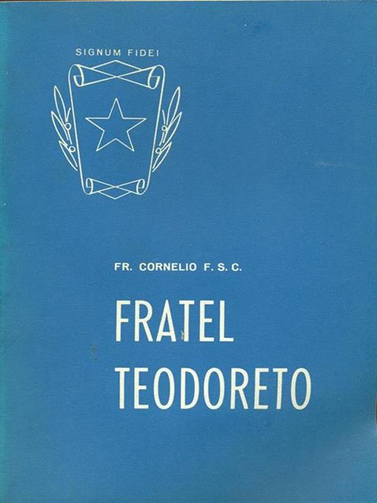 Fratel Teodoreto - copertina