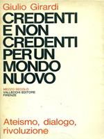 Credenti e non credenti per un mondo nuovo