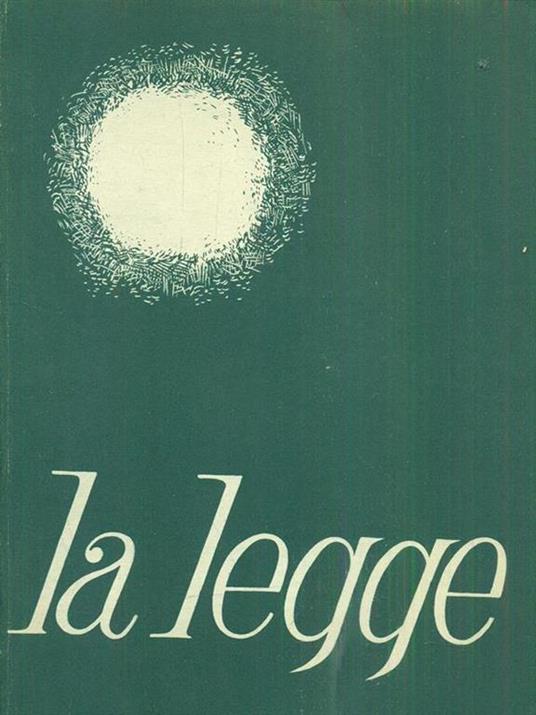 La legge - Massimo Giustetti - copertina