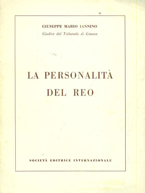 La personalità del reo