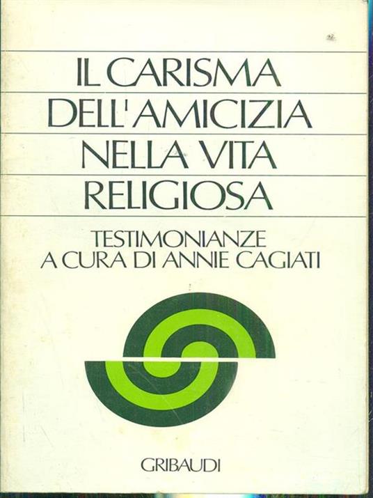 Il carisma dell'amicizia nella vita religiosa - copertina