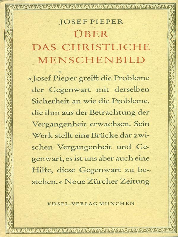 Uber das christliche menschenbild