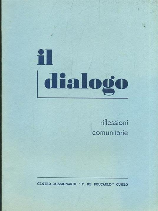 Il dialogo - copertina