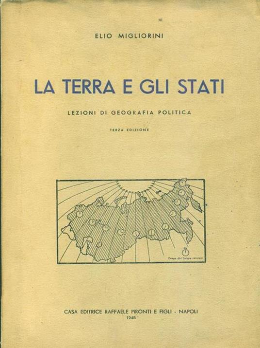 La terra e gli stati - Elio Migliorini - copertina