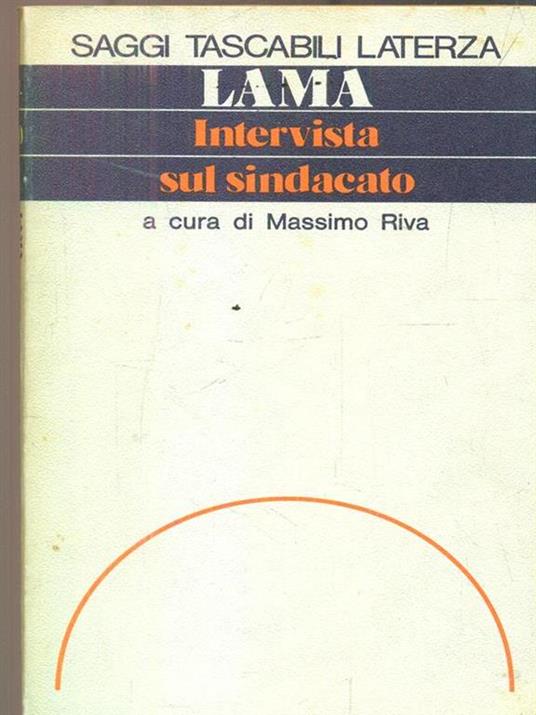 Intervista sul sindacato - copertina