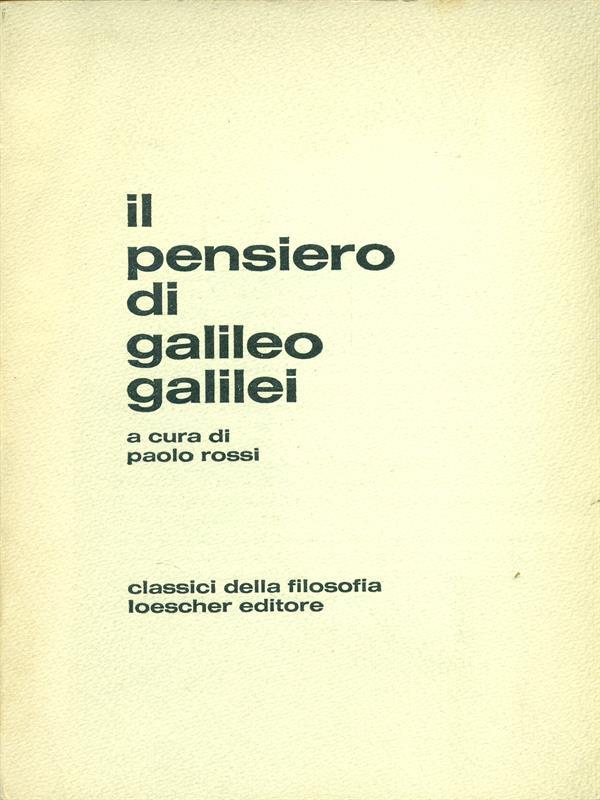 Il pensiero di Galileo Galilei