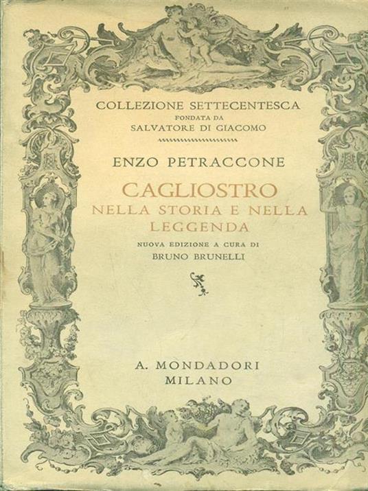 Cagliostro nella storia e nella leggenda - copertina