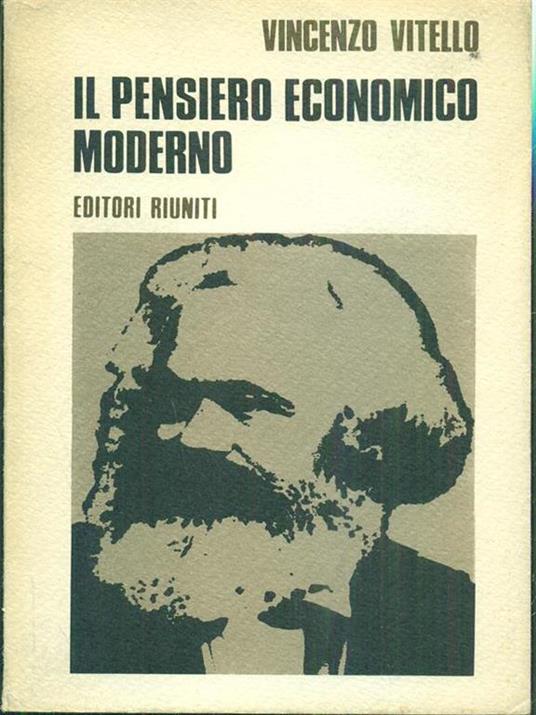 Il pensiero economico moderno - Vincenzo Vitello - copertina