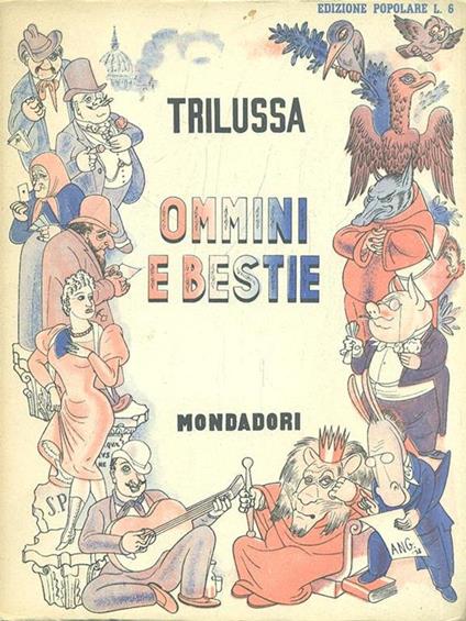 Ommini e bestie - Trilussa - copertina