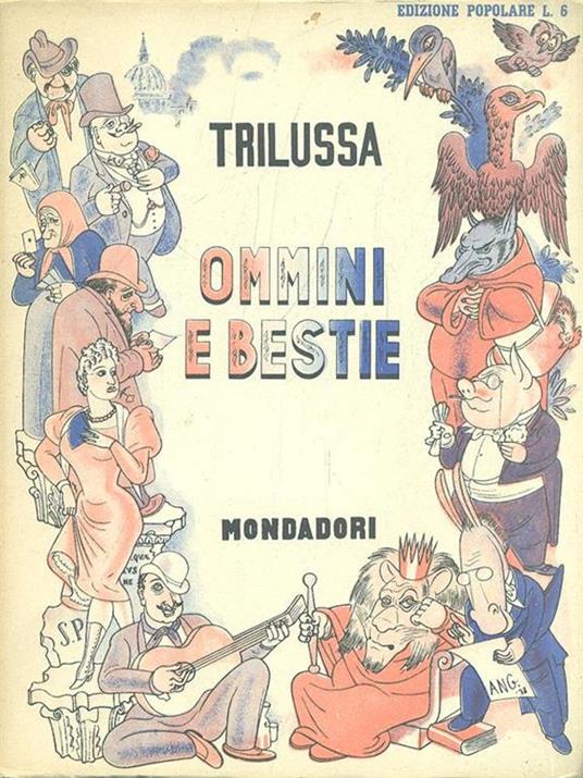 Ommini e bestie - Trilussa - copertina
