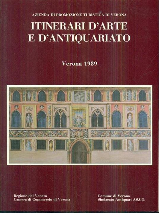 Itinerari d'arte e d'antiquariato Verona 1989 - copertina