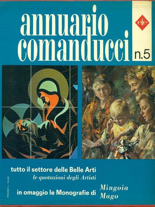 Annuario comanducci n. 5. 3 Vol - copertina