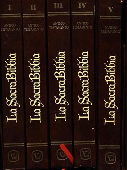 La sacra Bibbia - copertina