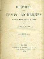 Histoire des temps moderns