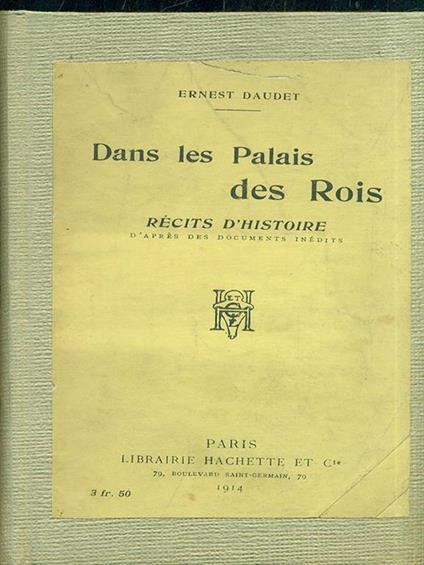 Dans les Palais des Rois - copertina
