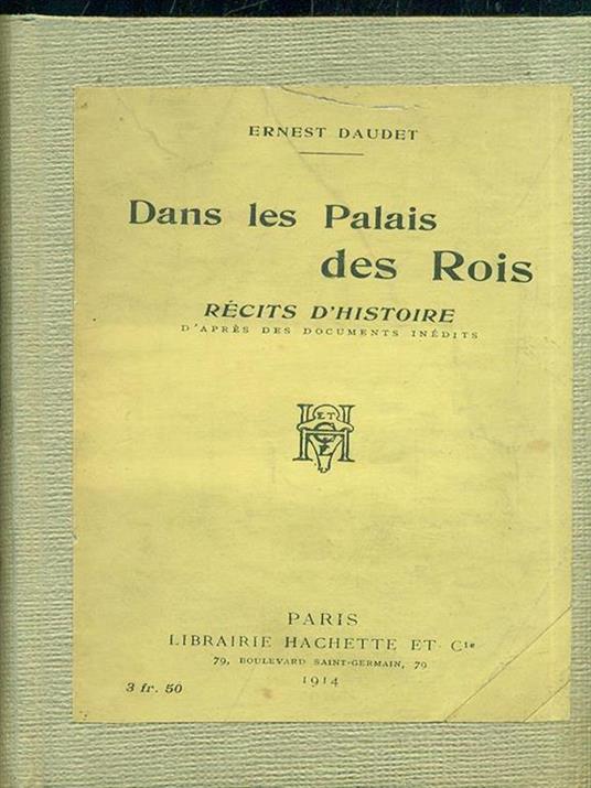 Dans les Palais des Rois - copertina