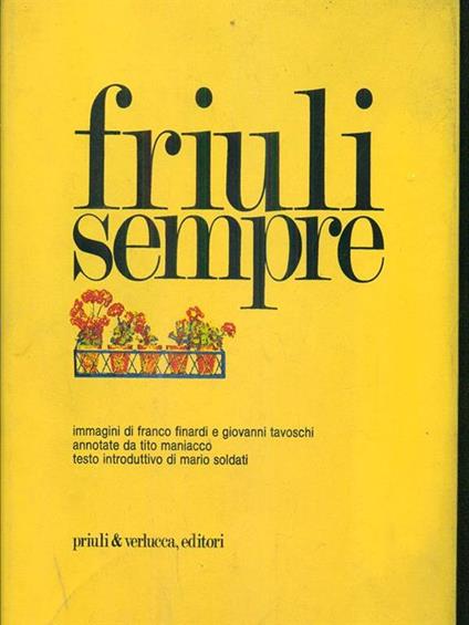 Friuli sempre - copertina