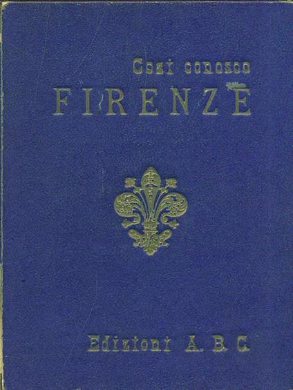 Così conosco Firenze - copertina