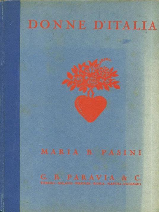 Donne d'Italia - Maria B. Pasini - copertina