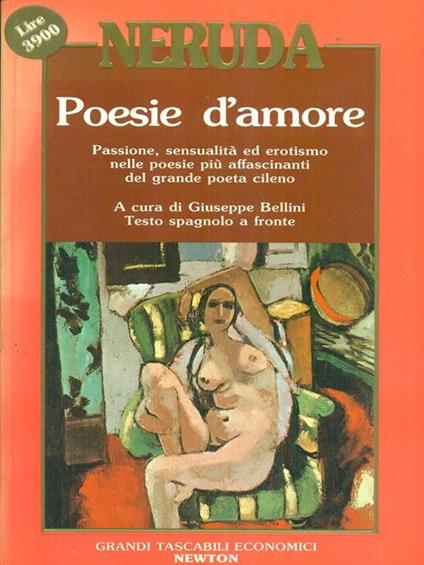 Poesie d'amore - Pablo Neruda - copertina