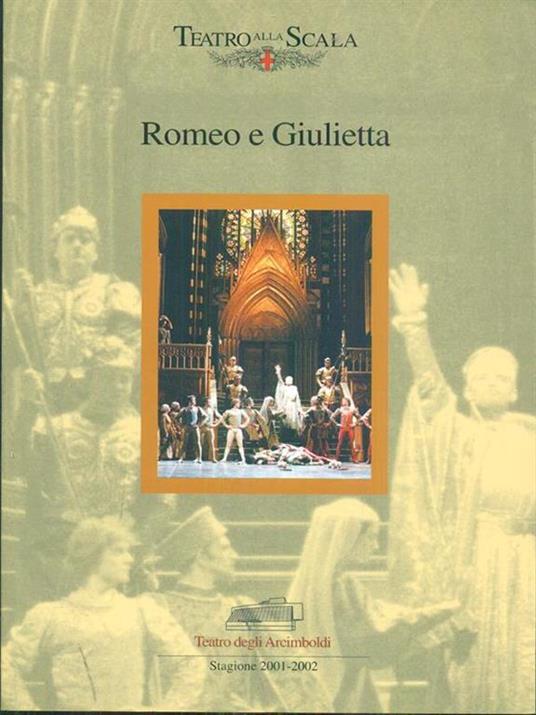 Romeo e Giulietta stagione 2001-2002 - copertina