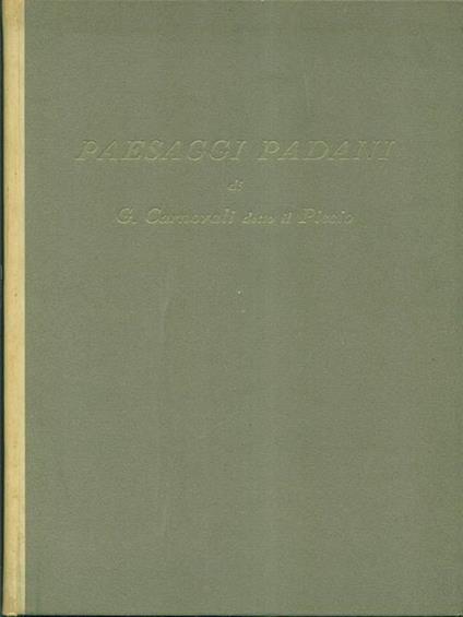 Paesaggi padani - copertina