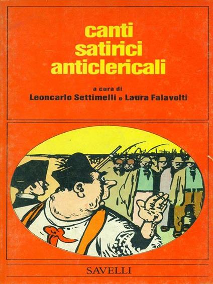Canti satirici anticlericali - copertina