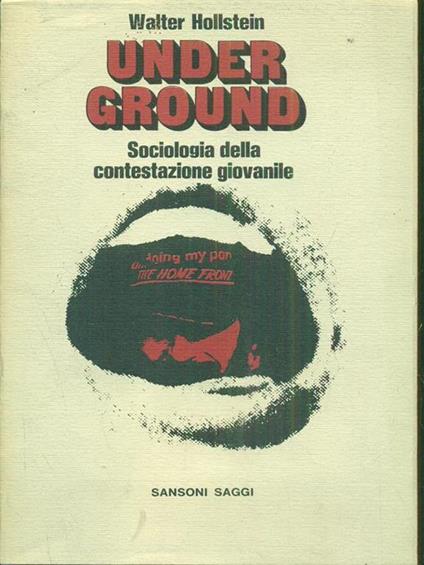 Under Ground - Walter Hollstein - copertina