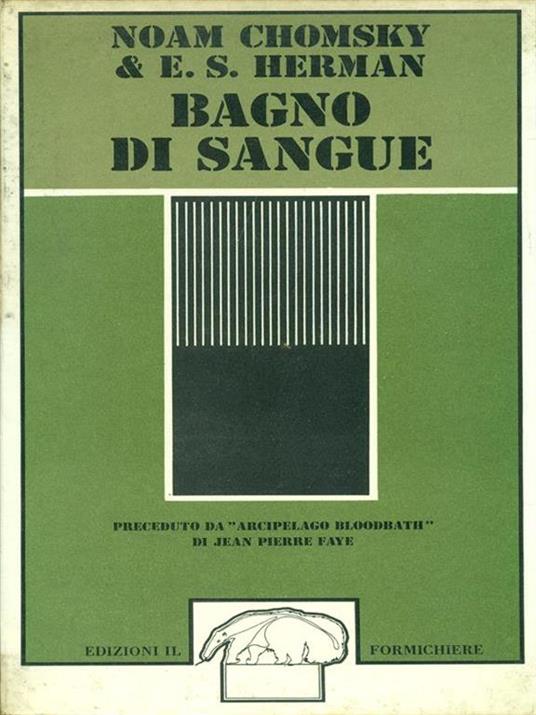 Bagno di sangue - Noam Chomsky - copertina
