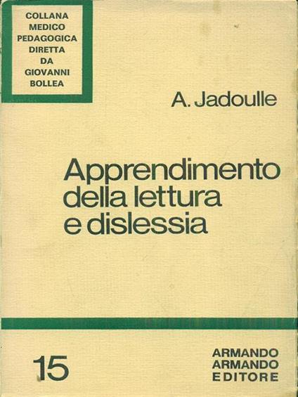 Apprendimento della lettura e dislessia - copertina