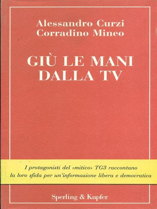 Giù le mani dalla tv - copertina
