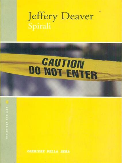 Spirali - Jeffery Deaver - copertina