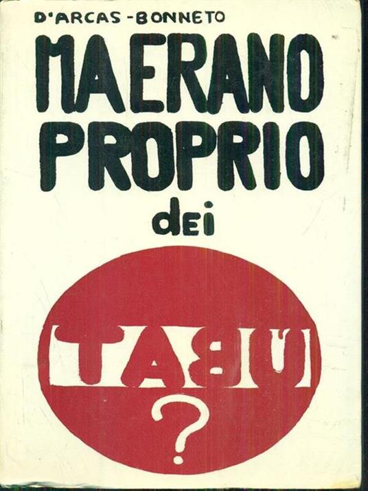 Ma erano proprio dei tabù? - copertina