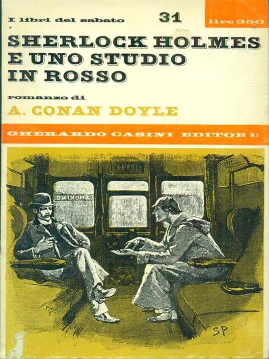 Sherlock Holmes e uno studio in rosso - Arthur Conan Doyle - copertina