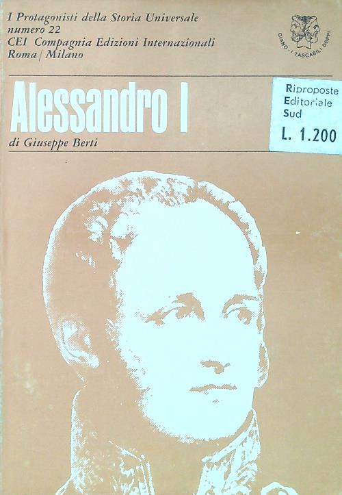 Alessandro I / Pitt Jr