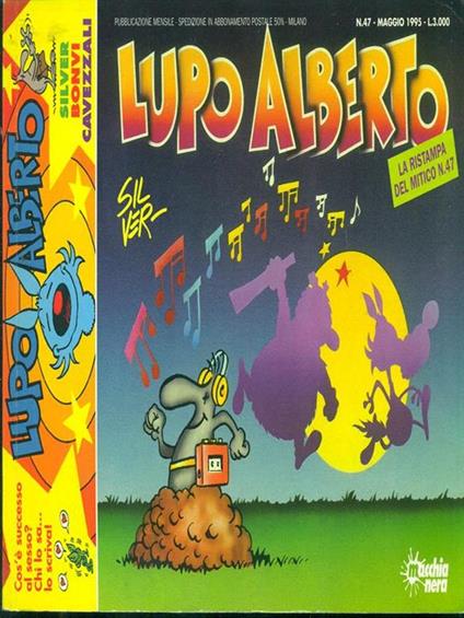 Lupo Alberto ristampa n. 47 - Silver - copertina
