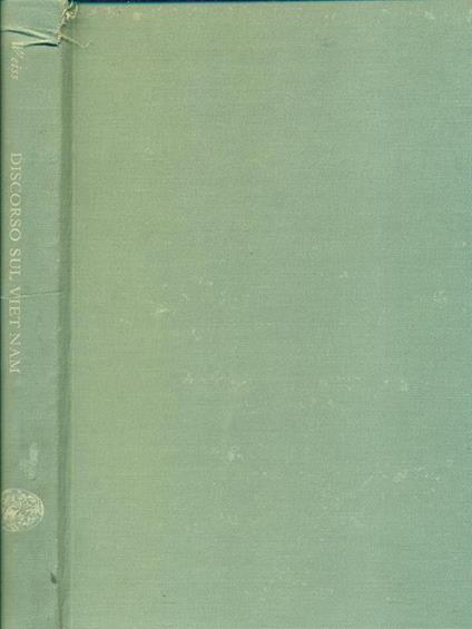 Discorso sul Vietnam - Peter Weiss - copertina