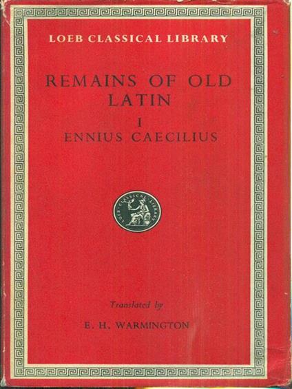 Remains of old latin I enniuscaecilius - copertina