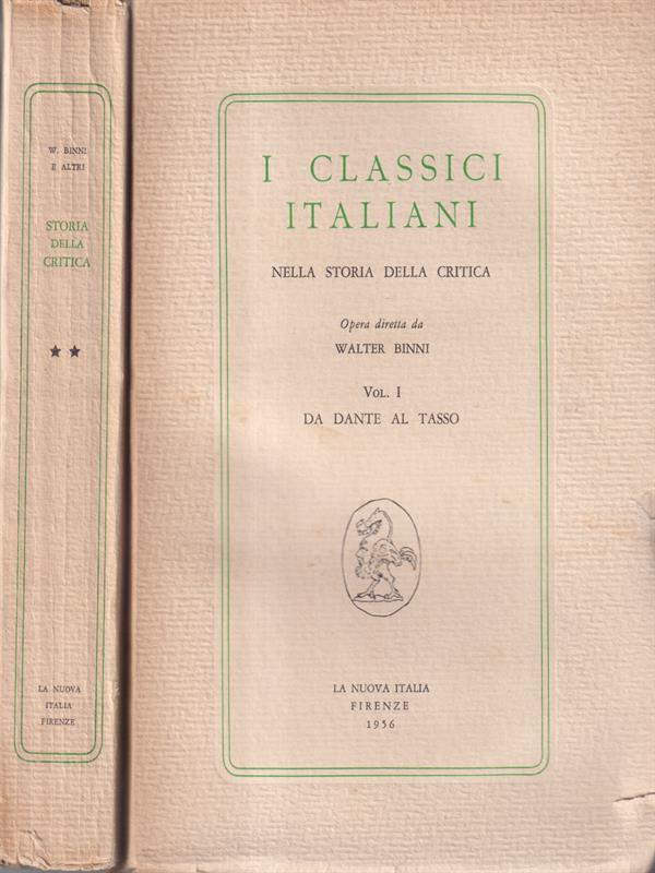 I classici italiani nella storia della critica. Vol. II