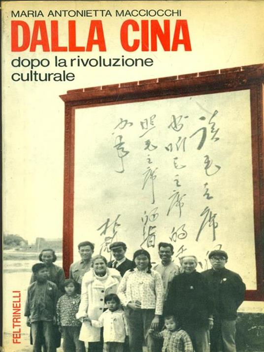 Dalla cina - M. Antonietta Macciocchi - copertina