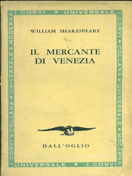 Il mercante di Venezia - William Shakespeare - copertina
