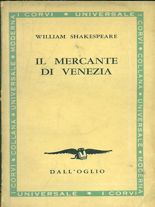 Il mercante di Venezia - William Shakespeare - copertina