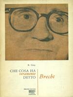 Che cosa ha veramente detto Brecht