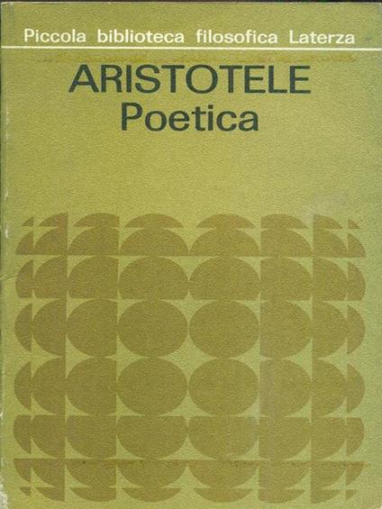 Poetica - Aristotele - copertina