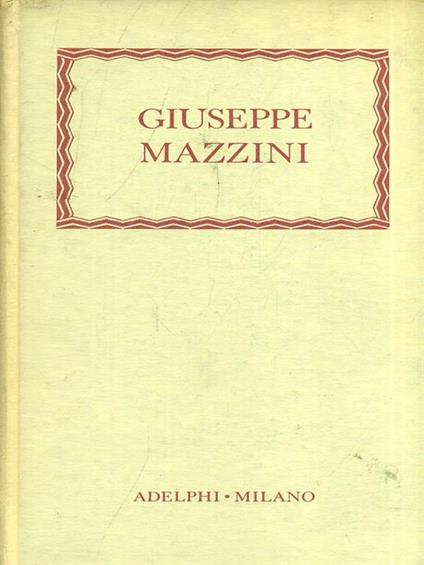 Giuseppe Mazzini - copertina