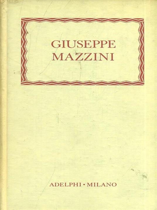 Giuseppe Mazzini - copertina