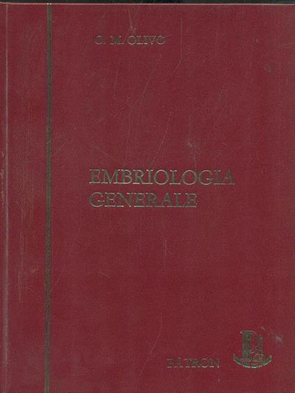 Embrologia generale - copertina
