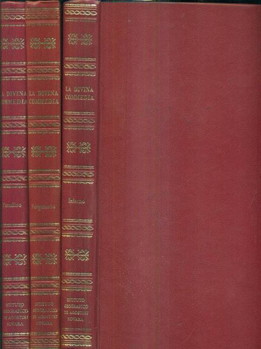 La Divina commedia 3vv - Dante Alighieri - copertina