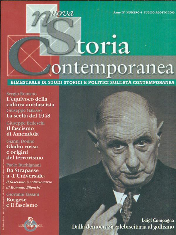 Nuova Storia Contemporanea N. 4/Luglio agosto 2000