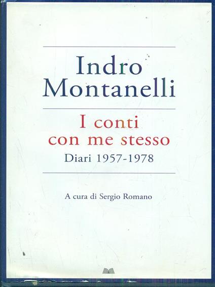 I conti con me stesso - Indro Montanelli - copertina